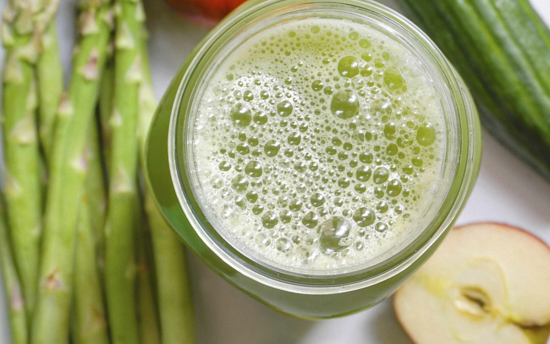 Spargel- Limetten- Apfelsaft