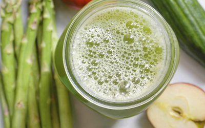 Spargel- Limetten- Apfelsaft